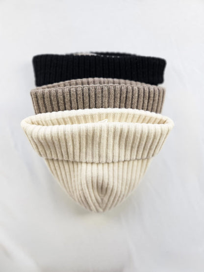 Bonnet d'hiver en soie et laine 100%