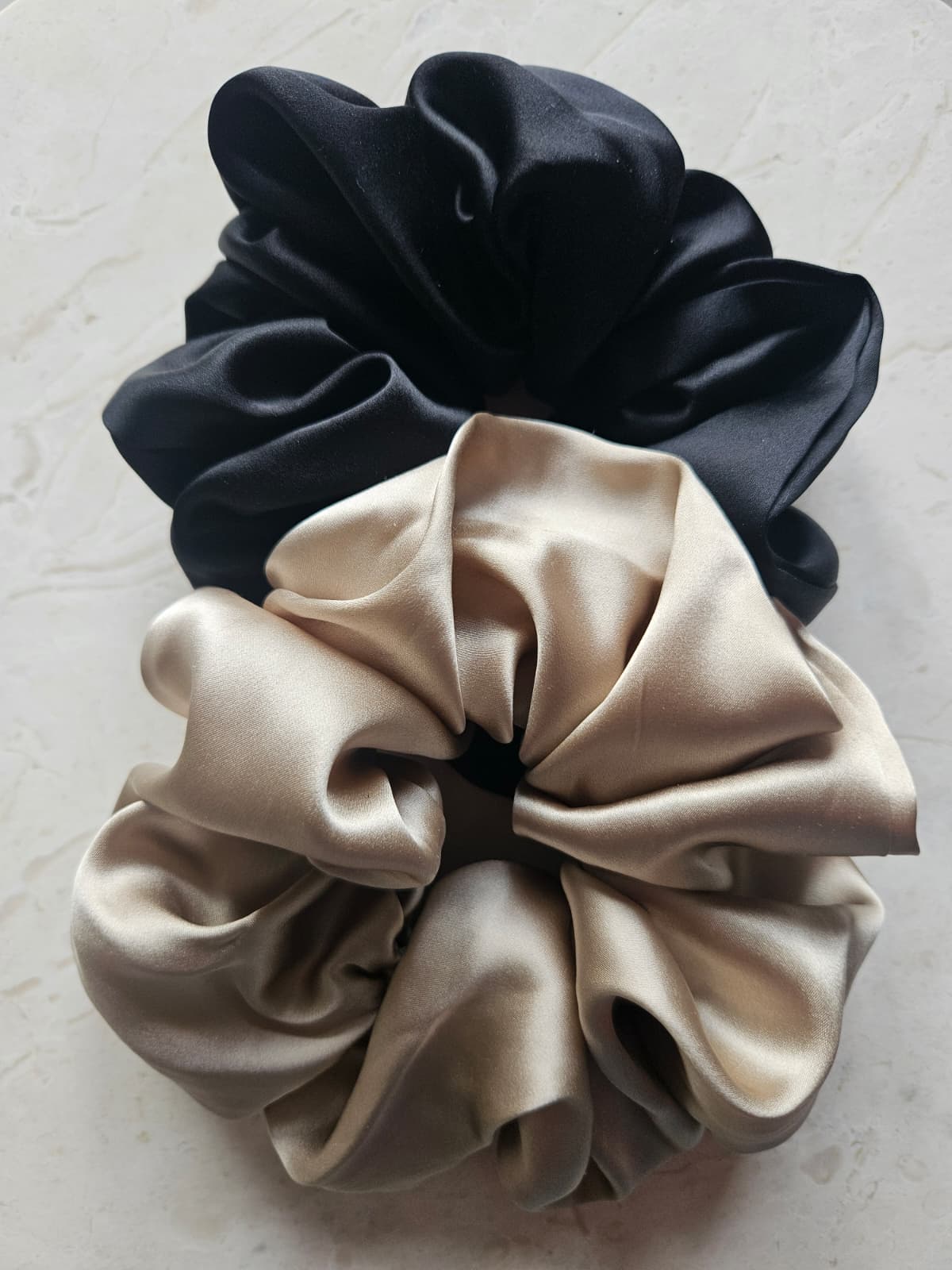 Duo douceur- Chouchous oversize 100%soie